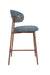 Barkruk Claes Polyester Blauw 65 cm – productaanzicht 2