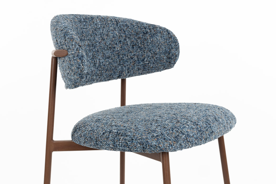 Barkruk Claes Polyester Blauw 65 cm – detail 2
