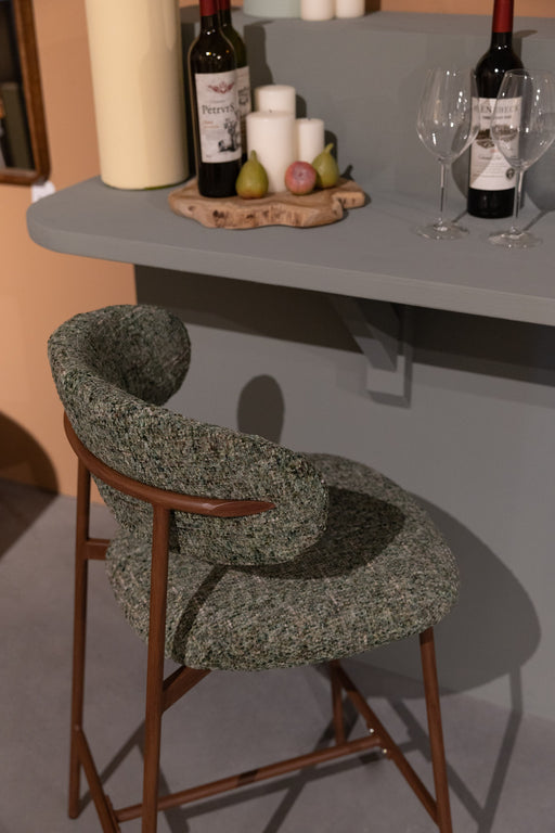 Barkruk Claes Polyester Groen 65cm