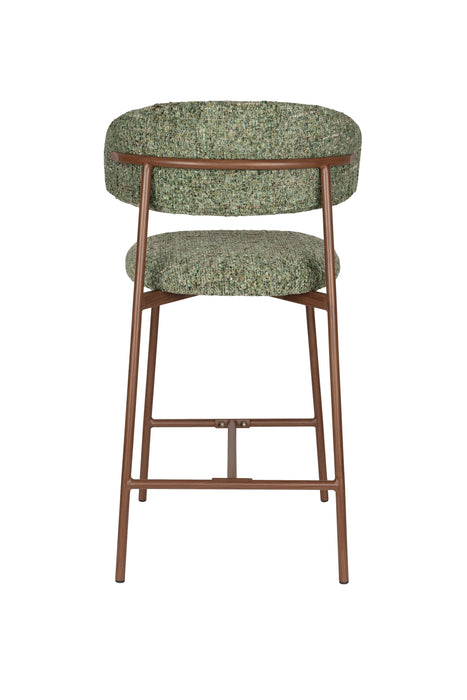 Barkruk Claes Counterstool Polyester, Metaal Groen 65cm, sfeerbeeld 10