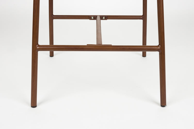 Barkruk Claes Polyester Groen 65cm-Barkrukken-Creating Home