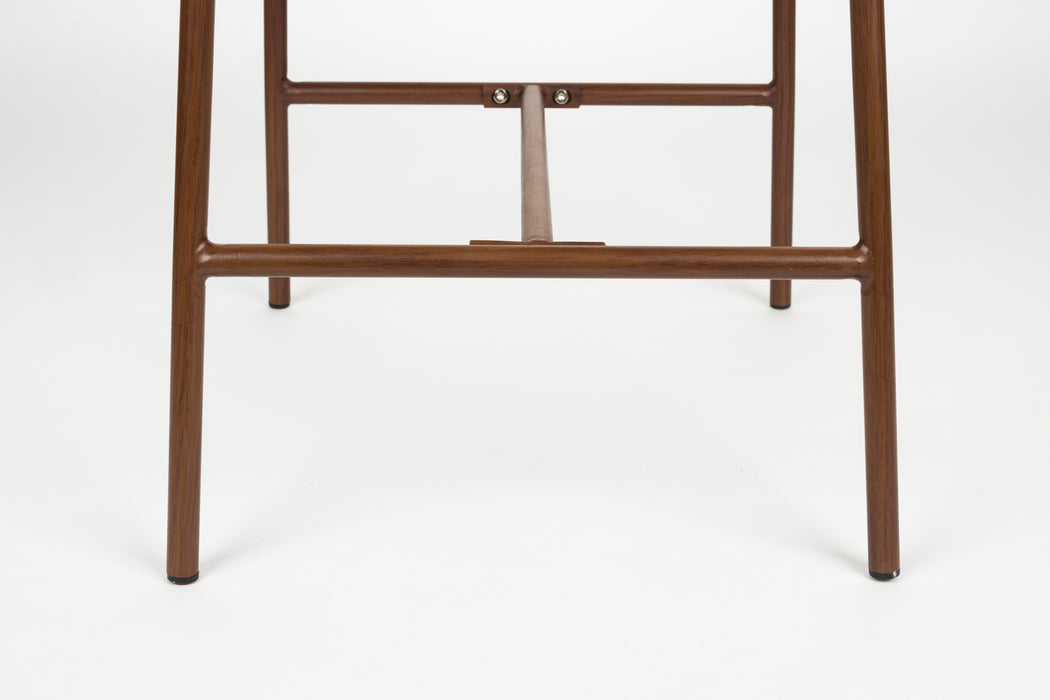 Barkruk Claes Counterstool Polyester, Metaal Groen 65cm, sfeerbeeld 3