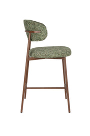 Barkruk Claes Polyester Groen 65cm-Barkrukken-Creating Home