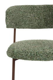 Barkruk Claes Polyester Groen 65cm-Barkrukken-Creating Home