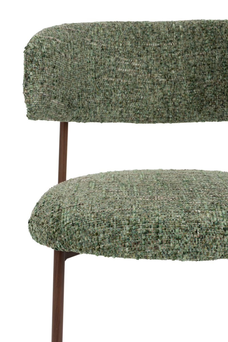 Barkruk Claes Polyester Groen 65cm-Barkrukken-Creating Home