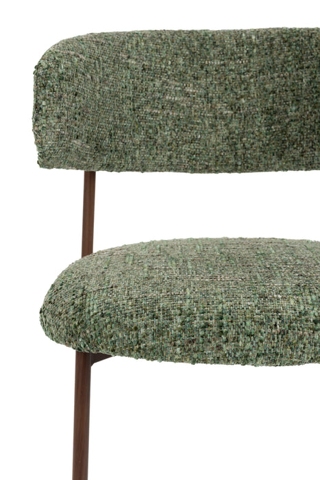 Barkruk Claes Counterstool Polyester, Metaal Groen 65cm, sfeerbeeld 6