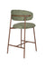 Barkruk Claes Counterstool Polyester, Metaal Groen 65cm, sfeerbeeld 9