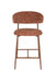 Barkruk Claes Polyester Terracotta 65cm-Barkrukken-Creating Home