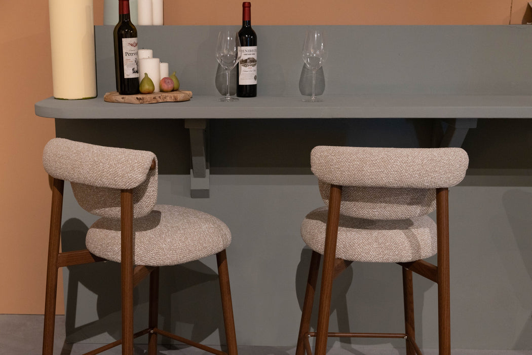 Barkruk Counter Lee Polyester Beige 65.7cm