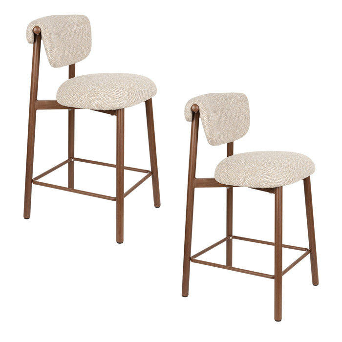 Barkruk Counter Lee Polyester Beige 65.7cm