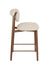 Barkruk Lee Counter Chair Polyester, Metaal Beige 65.7cm, sfeerbeeld 2