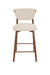 Barkruk Lee Counter Chair Polyester, Metaal Beige 65.7cm, sfeerbeeld 8