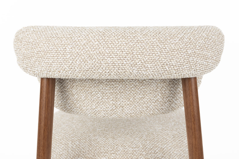 Barkruk Counter Lee Polyester Beige 65.7cm-Fauteuils-Creating Home