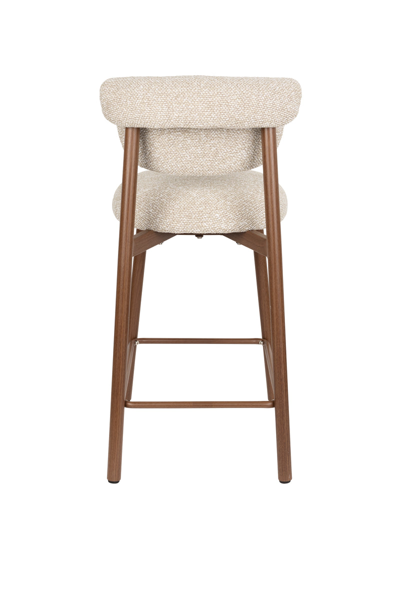 Barkruk Counter Lee Polyester Beige 65.7cm-Fauteuils-Creating Home