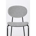 Barkruk Donny Grey hoogte 107 cm-Barkrukken-Creating Home