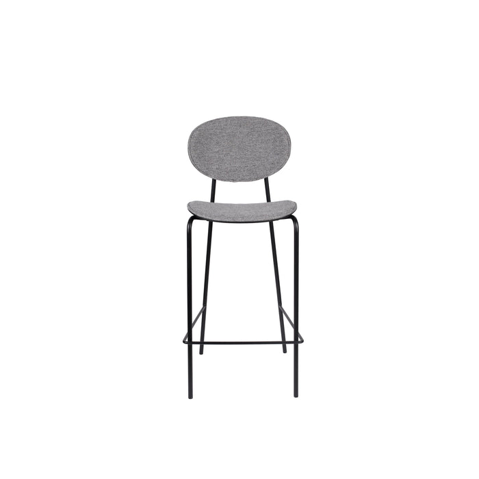 Barkruk Donny Stof Grijs 66cm-Barkrukken-Creating Home