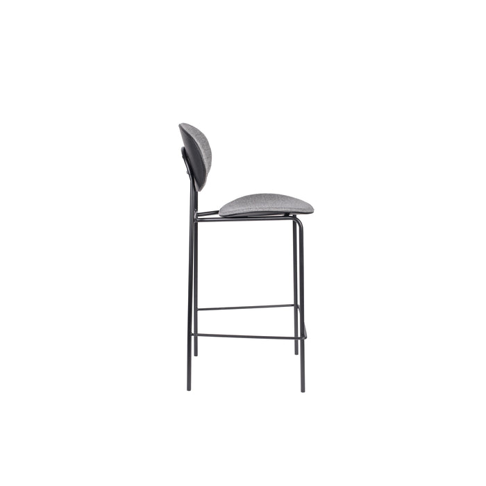 Barkruk Donny Stof Grijs 66cm-Barkrukken-Creating Home