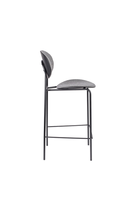 Barkruk Donny Stof Grijs 66cm-Barkrukken-Creating Home
