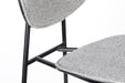 Barkruk Donny Stof Grijs 66cm-Barkrukken-Creating Home