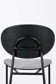 Barkruk Donny Stof Grijs 66cm-Barkrukken-Creating Home