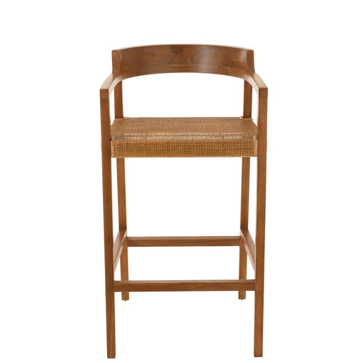 Barkruk Emma Teakhout Bruin 78 cm-Barkrukken-J-Line