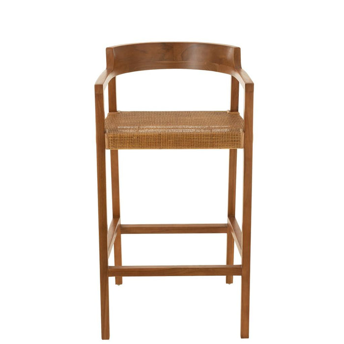Barkruk Emma Teakhout Bruin 78 cm-Barkrukken-J-Line