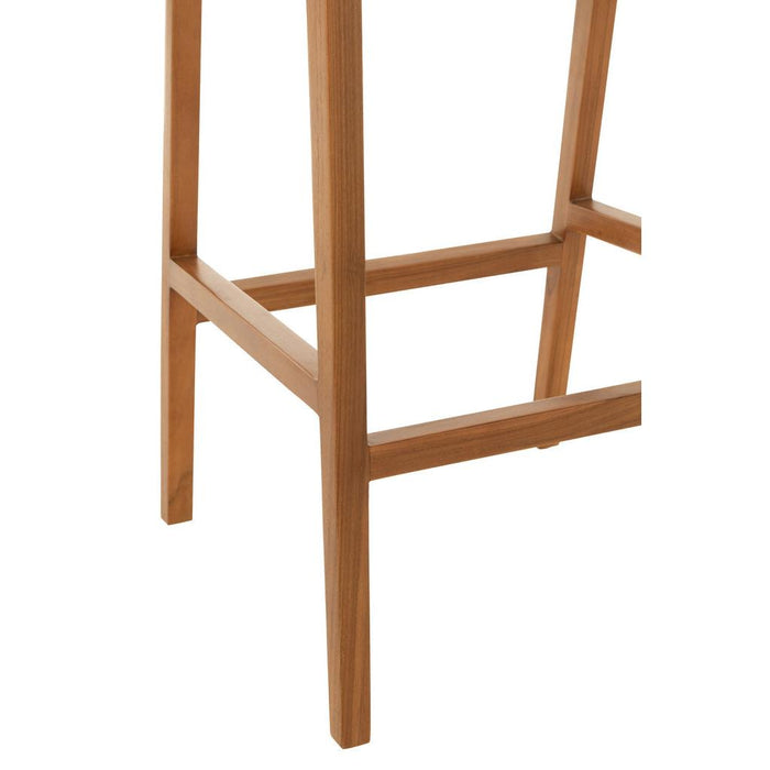 Barkruk Emma Teakhout Bruin 78 cm-Barkrukken-J-Line