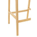 Barkruk Emma Teakhout Naturel 78 cm 53x55x100 cm-Barkrukken-J-Line