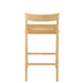 Barkruk Emma Teakhout Naturel 78 cm-Barkrukken-J-Line