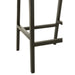 Barkruk Emma Teakhout Zwart/Bruin 78 cm 53x55x100 cm-Barkrukken-J-Line