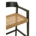 Barkruk Emma Teakhout Zwart/Bruin 78 cm 53x55x100 cm-Barkrukken-J-Line