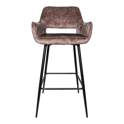 Barkruk Fallon Polyester Zwart 700030-Barkrukken-PTMD