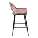 Barkruk Fallon Polyester Zwart 700030-Barkrukken-PTMD