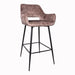 Barkruk Fallon Polyester Zwart 700030-Barkrukken-PTMD
