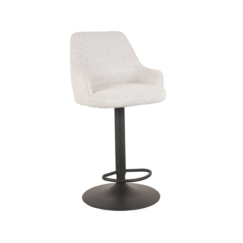 Barkruk Fender Champagne Boucle Gaslift 50x52x110 cm-Barkrukken-LABEL51