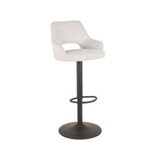 Barkruk Fer Champagne Boucle Gaslift-Barkrukken-LABEL51