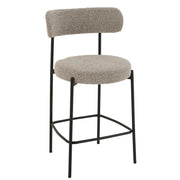 Barkruk Grijs Polyester 48 cm 48x53x97 cm-Barkrukken-J-Line