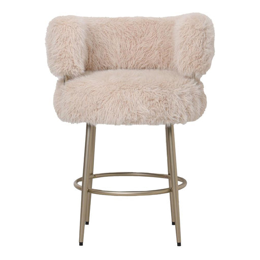 Barkruk Hair Crème Bar Stoel Champagne Metaal-Barkrukken-PTMD