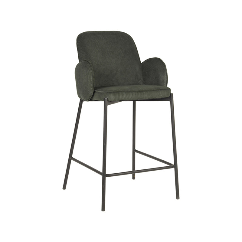 Barkruk Jari Army Ribcord Laag 51x53x94 cm-Barkrukken-LABEL51