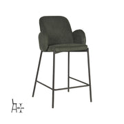 Barkruk Jari Army Ribcord Laag 51x53x94 cm-Barkrukken-LABEL51