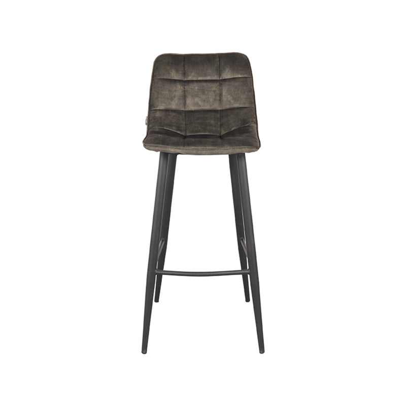 Barkruk Jelt Hunter Velours Hoog 45x48x107 cm-Barkrukken-LABEL51