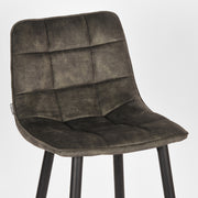 Barkruk Jelt Hunter Velours Hoog 45x48x107 cm-Barkrukken-LABEL51