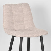 Barkruk Jelt Naturel Boucle Laag 42x46x92 cm-Barkrukken-LABEL51