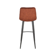 Barkruk Jelt Rust Velours Hoog 45x48x107 cm-Barkrukken-LABEL51