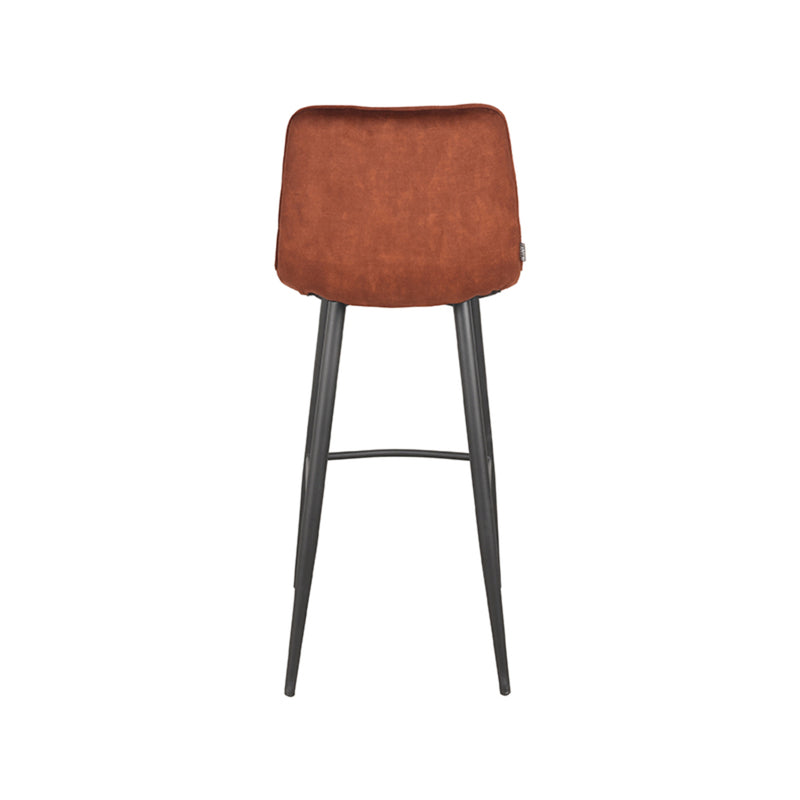 Barkruk Jelt Rust Velours Hoog 45x48x107 cm-Barkrukken-LABEL51
