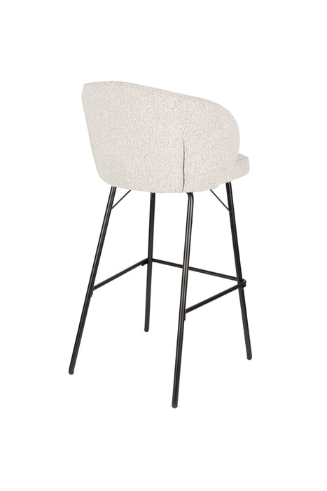 Barkruk Joa Polyester Beige 75cm-Barkrukken-Creating Home