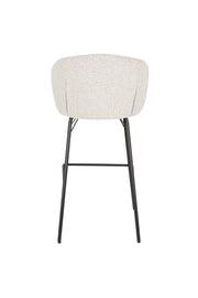 Barkruk Joa Polyester Beige 75cm-Barkrukken-Creating Home
