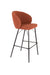 Barkruk Joa Polyester Terracotta 75cm-Barkrukken-Creating Home