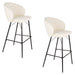 Barkruk Joa Polyester Wit 75cm-Barkrukken-White Label Living