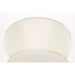 Barkruk Joa Polyester Wit 75cm-Barkrukken-White Label Living